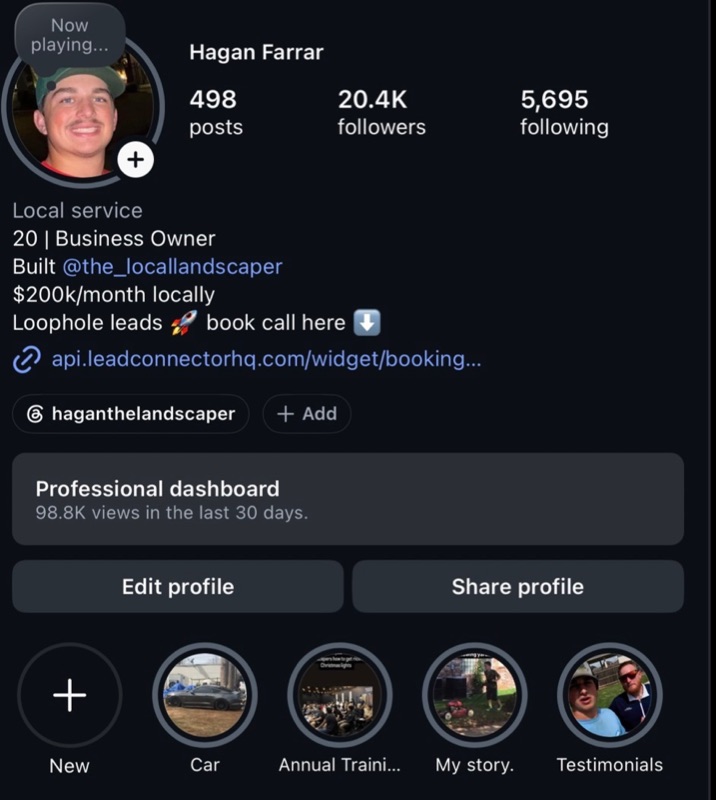 Hagan Farrar โ @haganthelandscaper on Instagram