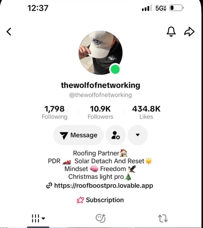 Dalton McCreary โ @thewolfofnetworking on TikTok